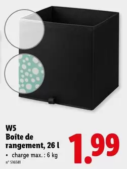 De - Boîte de rangement, 26 l