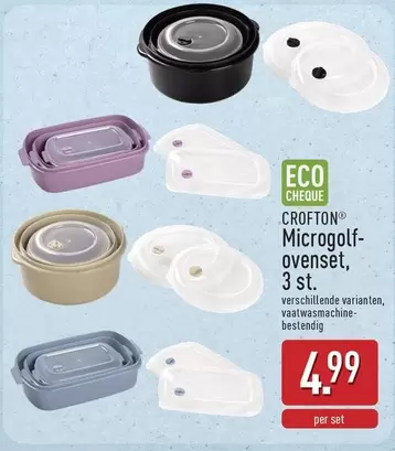 Microgolf-ovenset