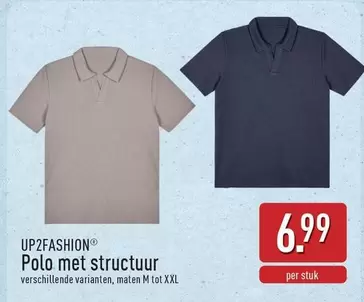 Polo met structuur