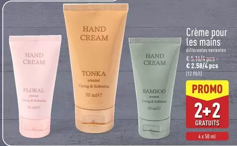 Crème pour les mains