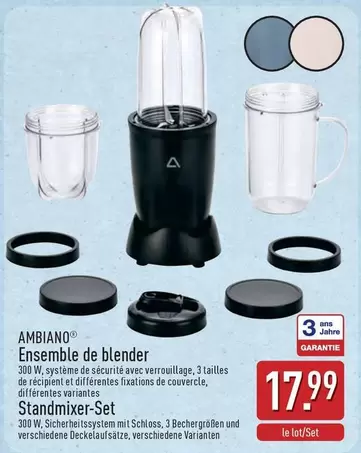 De - Ensemble de blender Standmixer-Set