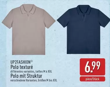 Polo texturé