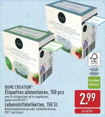 De - Etiketten / Lebensmitteletiketten