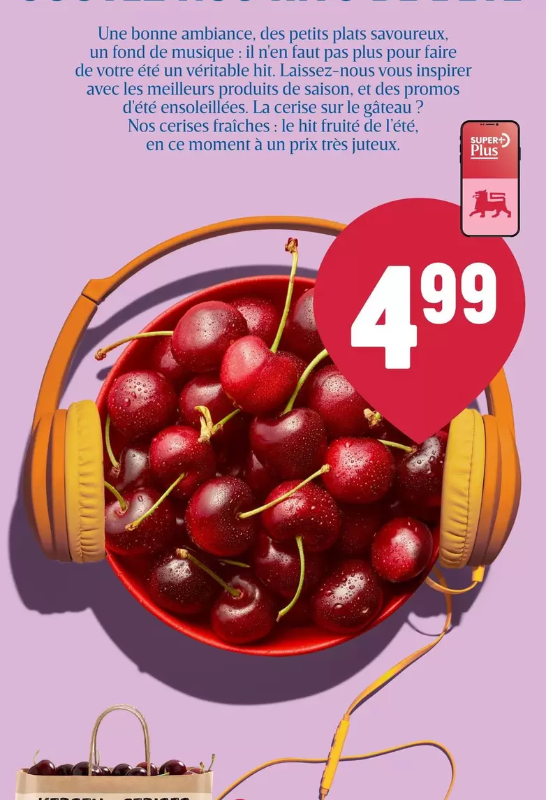 De - Cerises fraîches