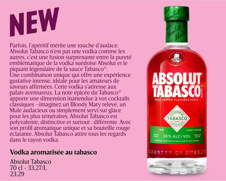 De - Absolut Tabasco