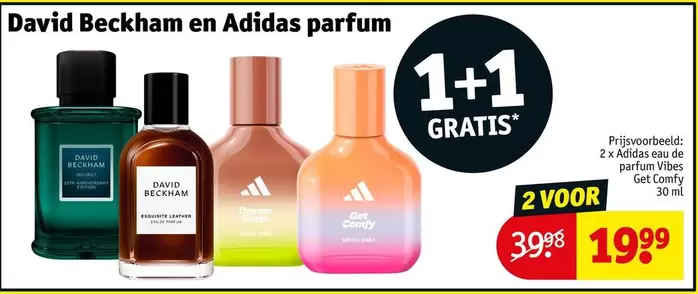 De - David Beckham en Adidas parfum