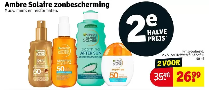 After - Ambre Solaire zonnebescherming
