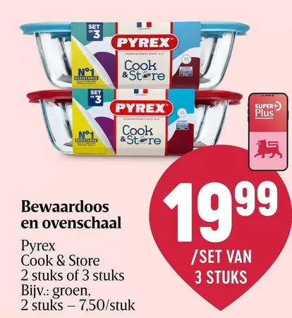 Bewaardoos en ovenschaal