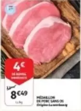 De - MÉDAILLON DE PORC SANS OS