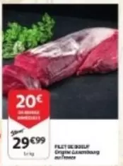 De - Filet de boeuf