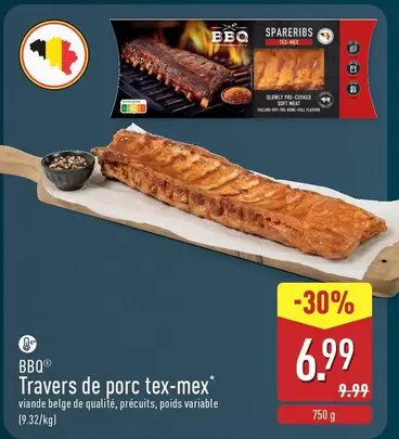Bbq - Travers de porc tex-mex