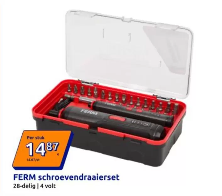 schroevendraaierset 28-delig | 4 volt