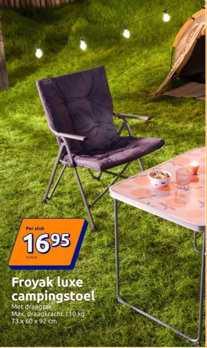Luxe campingstoel
