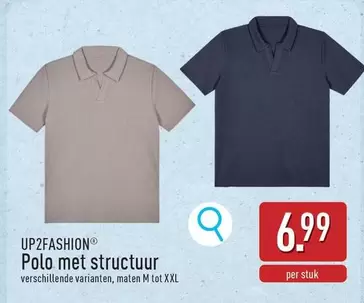 Polo met structuur