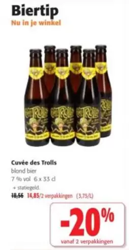 Nu - Cuvée des Trolls blond bier