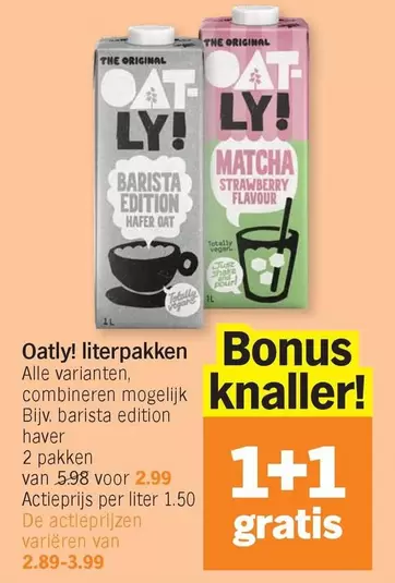 De - Oatly literpakken