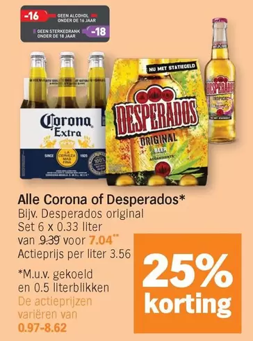 De - Corona or sperados Original