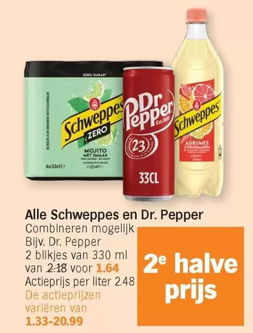 De - Schweppes en Dr. Pepper