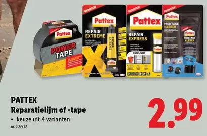 Express - Reparatiem lijm of -tape