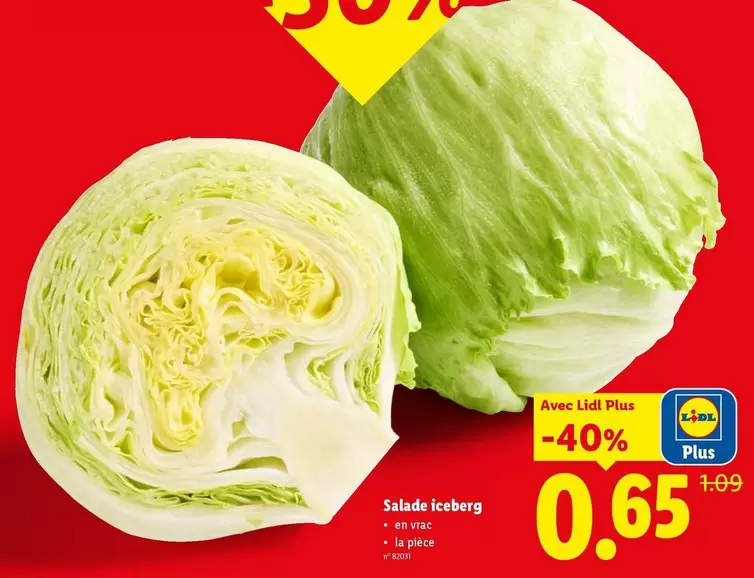 Salade iceberg
