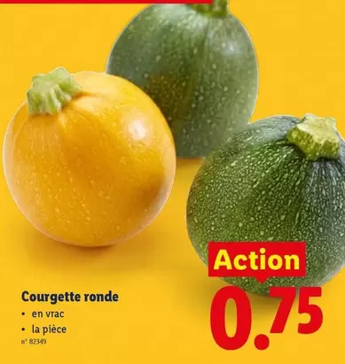 Courgette ronde