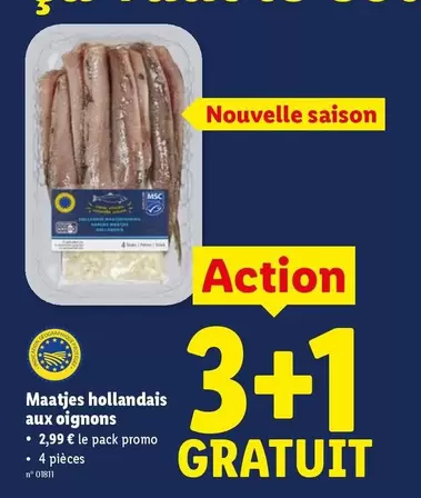 Maatjes hollandais aux oignons