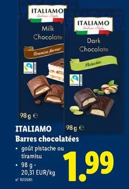 Dark - Barres chocolatées