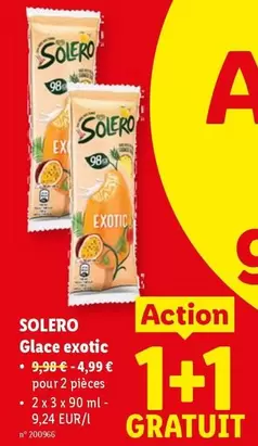 Glace exotic