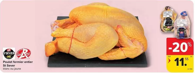 Poulet fermier entier