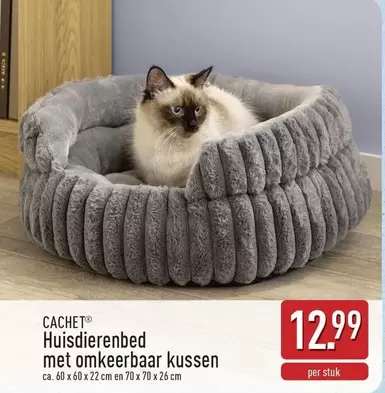 Be - Huisdierenbed met omkeerbaar kussen