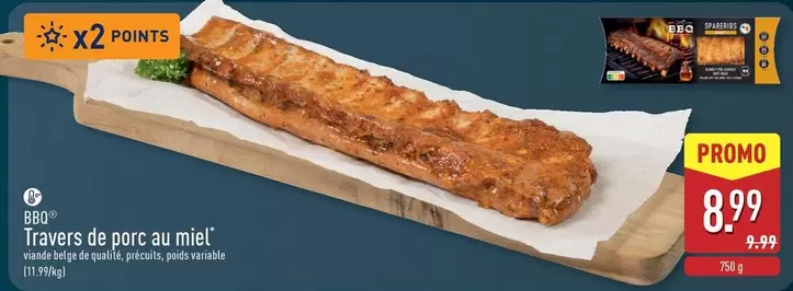 Bbq - Travers de porc au miel