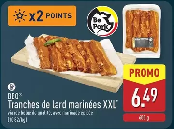 Be - Tranches de lard marinées XXL