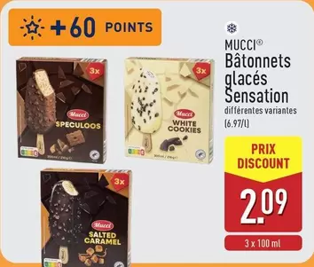 White - Bâtonnets glacés Sensation