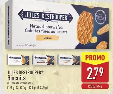 Jules - Natuurboterwafels Galettes fines au beurre
