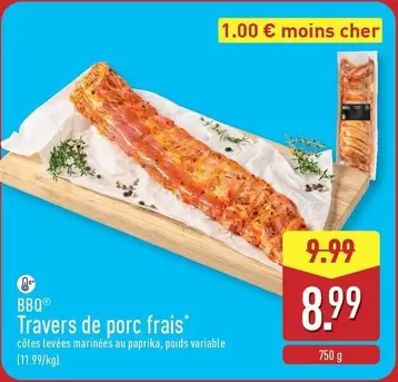 Bbq - Travers de porc frais