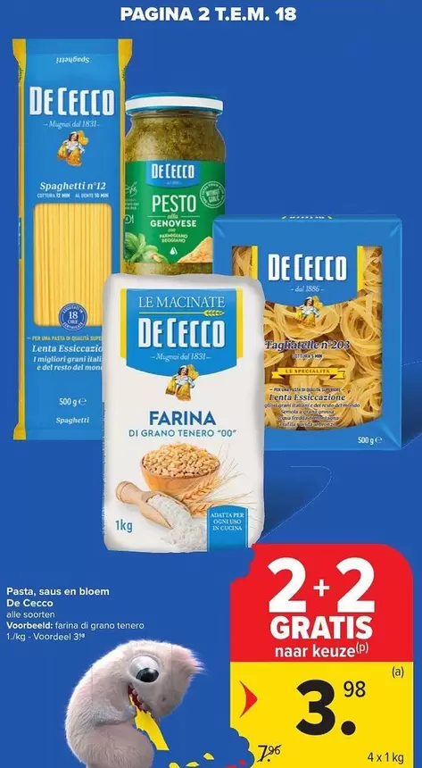 De - Spaghetti, sluit en bloem