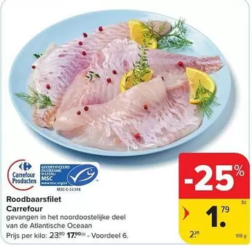De - Roodbaarsfilet