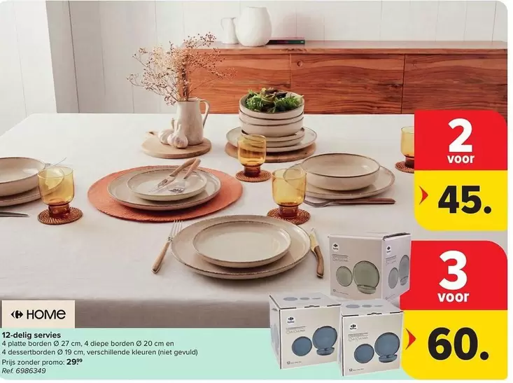 12-delig servies