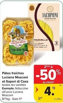 Pâtes fraîches