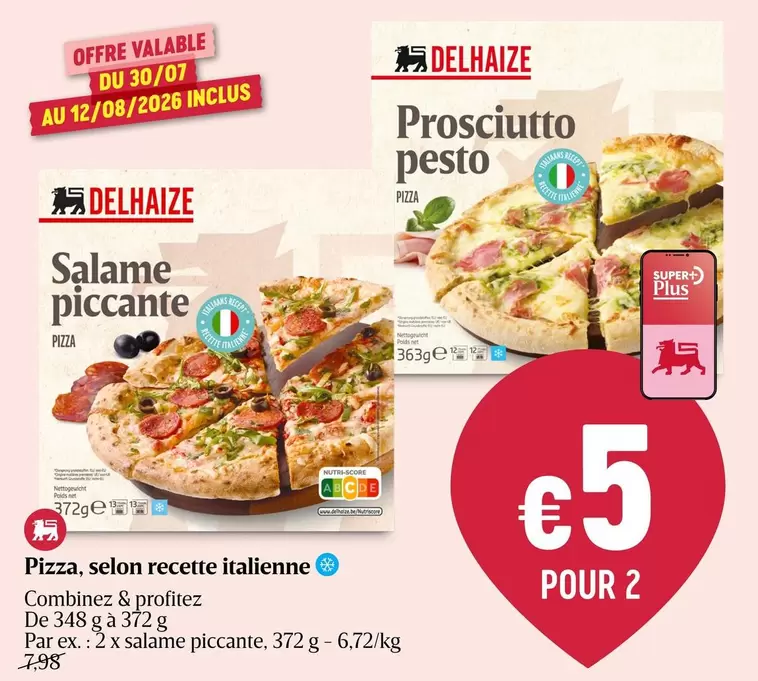 De - Pizza, selon recette italienne