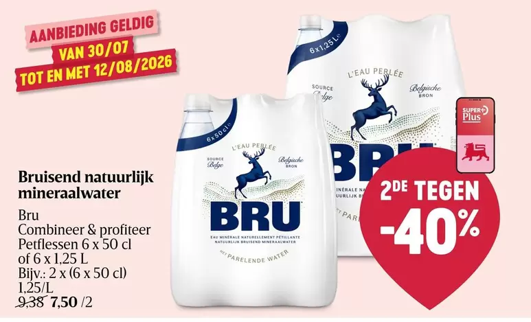 Bruisend natuurlijk mineraalwater