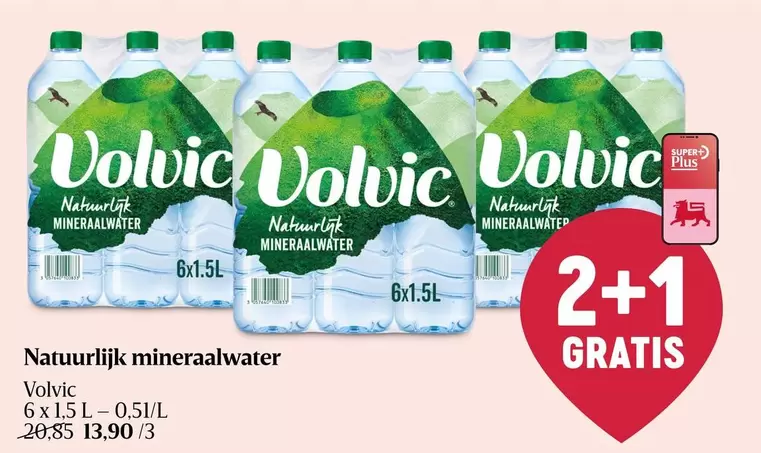 Natuurlijk mineraalwater 6x1.5L