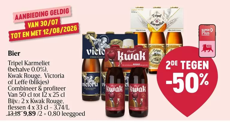 Belgian - Tripel Karmeliet, Kwak, Victoria of Leffe, Combiner & profiteer