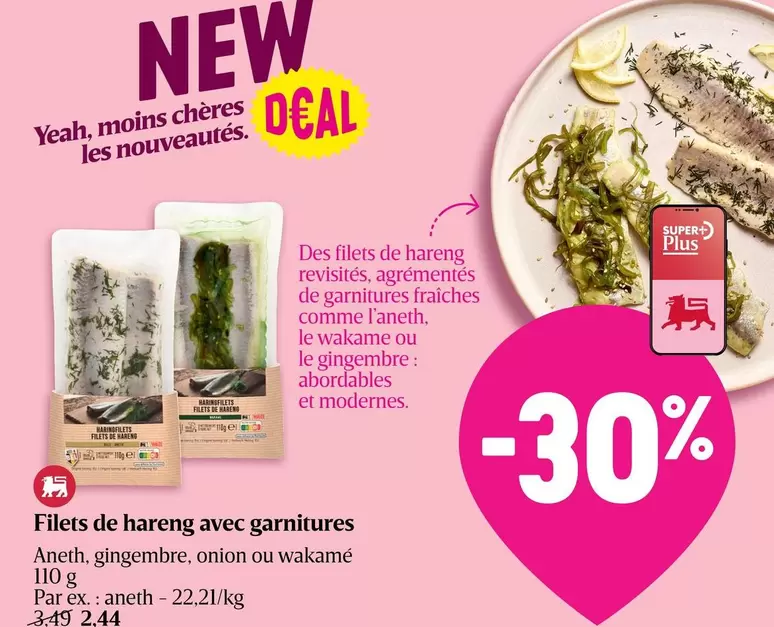 De - Filets de hareng avec garnitures