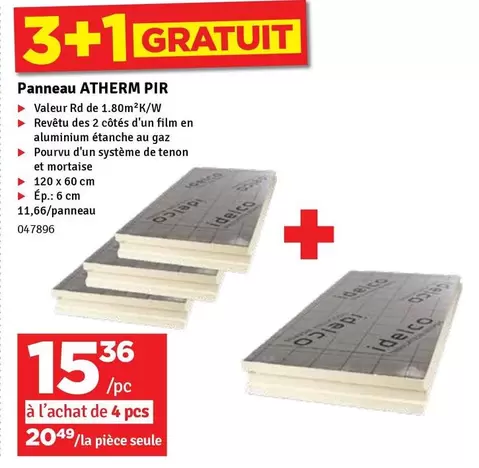De - Panneau ATHERM PIR