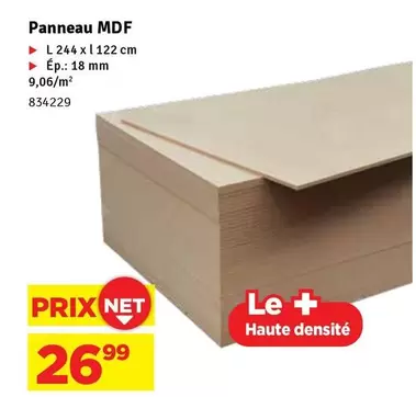 Panneau MDF
