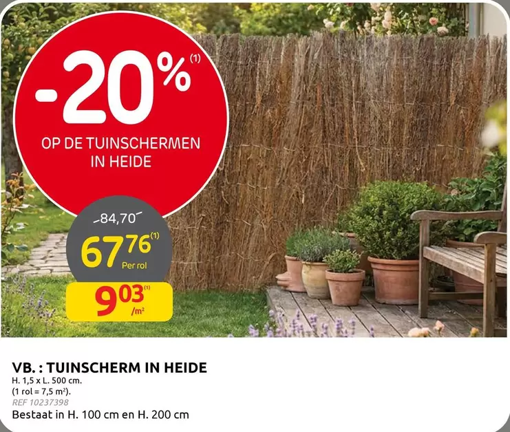 De - TUINSCHERMEN IN HEIDE