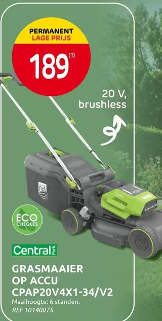 Park - GRASMAAIER OP ACCU CPAP20V4X1-34/V2