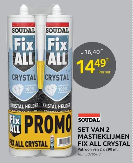 FIX ALL CRYSTAL MASTIEKLIJMEN
