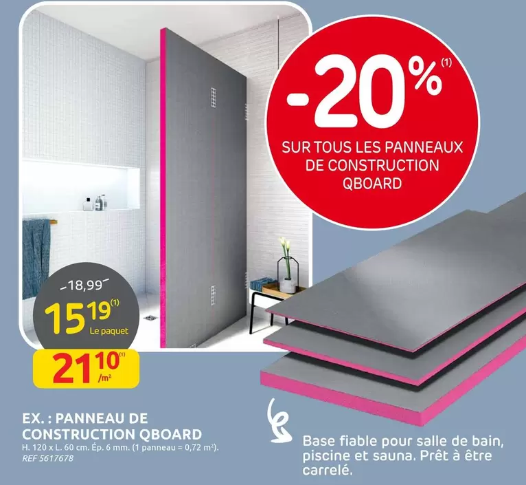 De - PANNEAU DE CONSTRUCTION